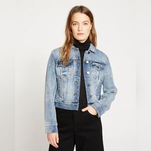 Universal Standard Kelsey Light Denim Jean Jacket In S (14-16)